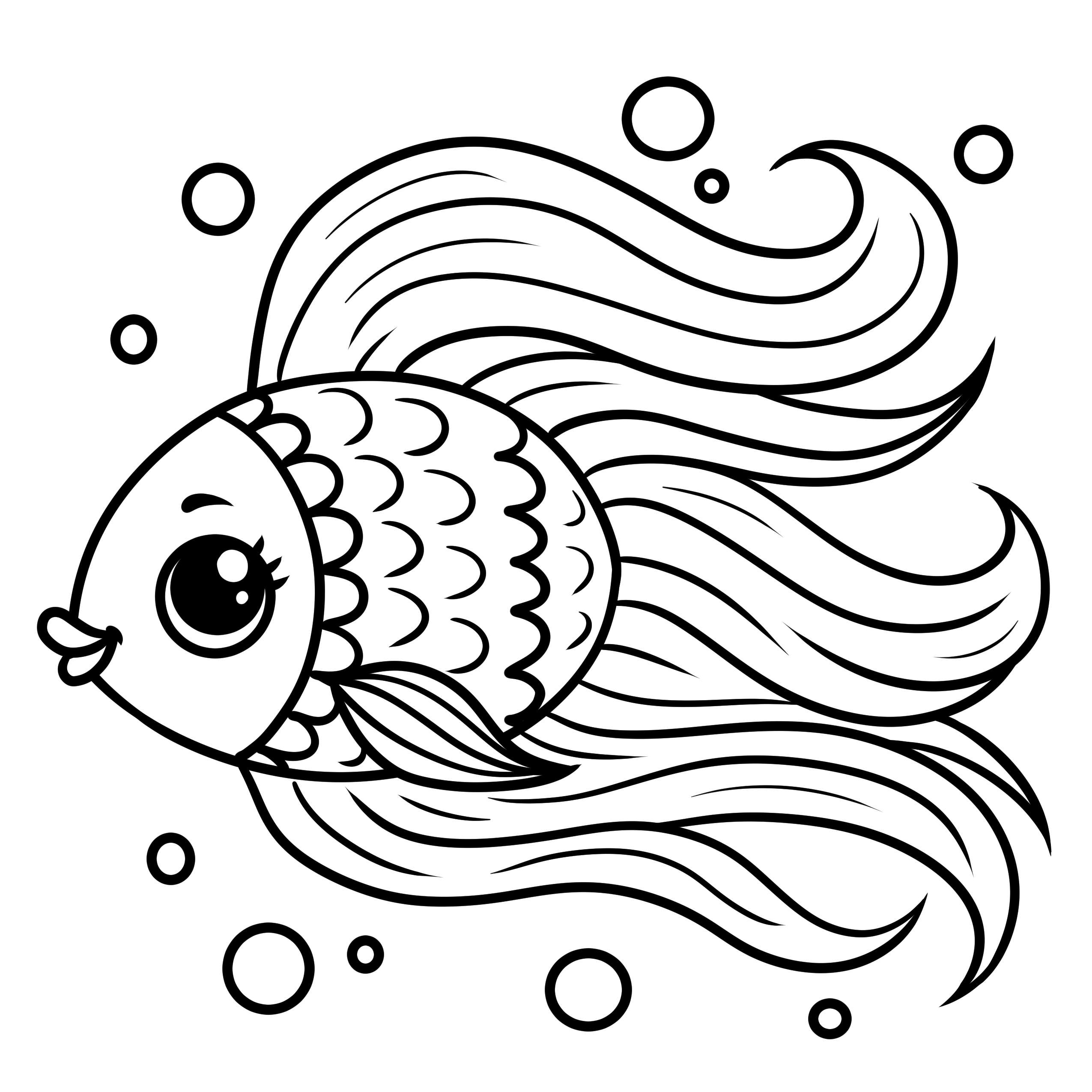 Ocean Scene Coloring Pages