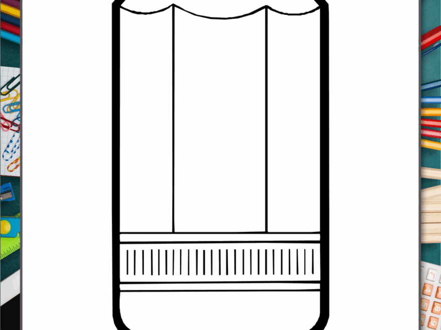 Pencil Coloring Page FREE Printable PDF From PrimaryGames