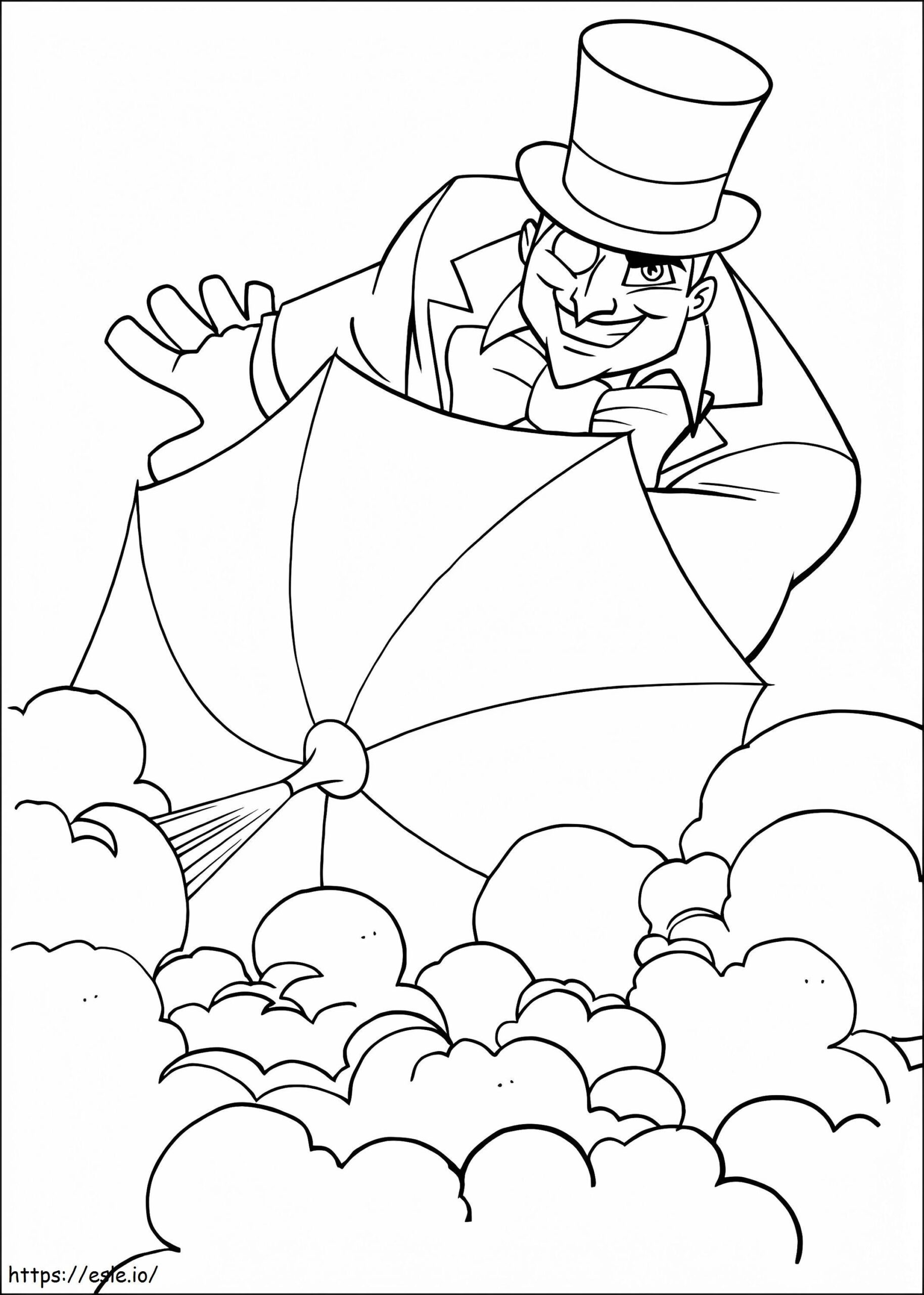 Penguin From Super Friends Coloring Page Penguin From Super Friends Coloring Page