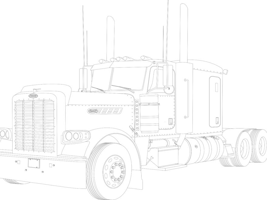 Peterbilt Vector Files Etsy