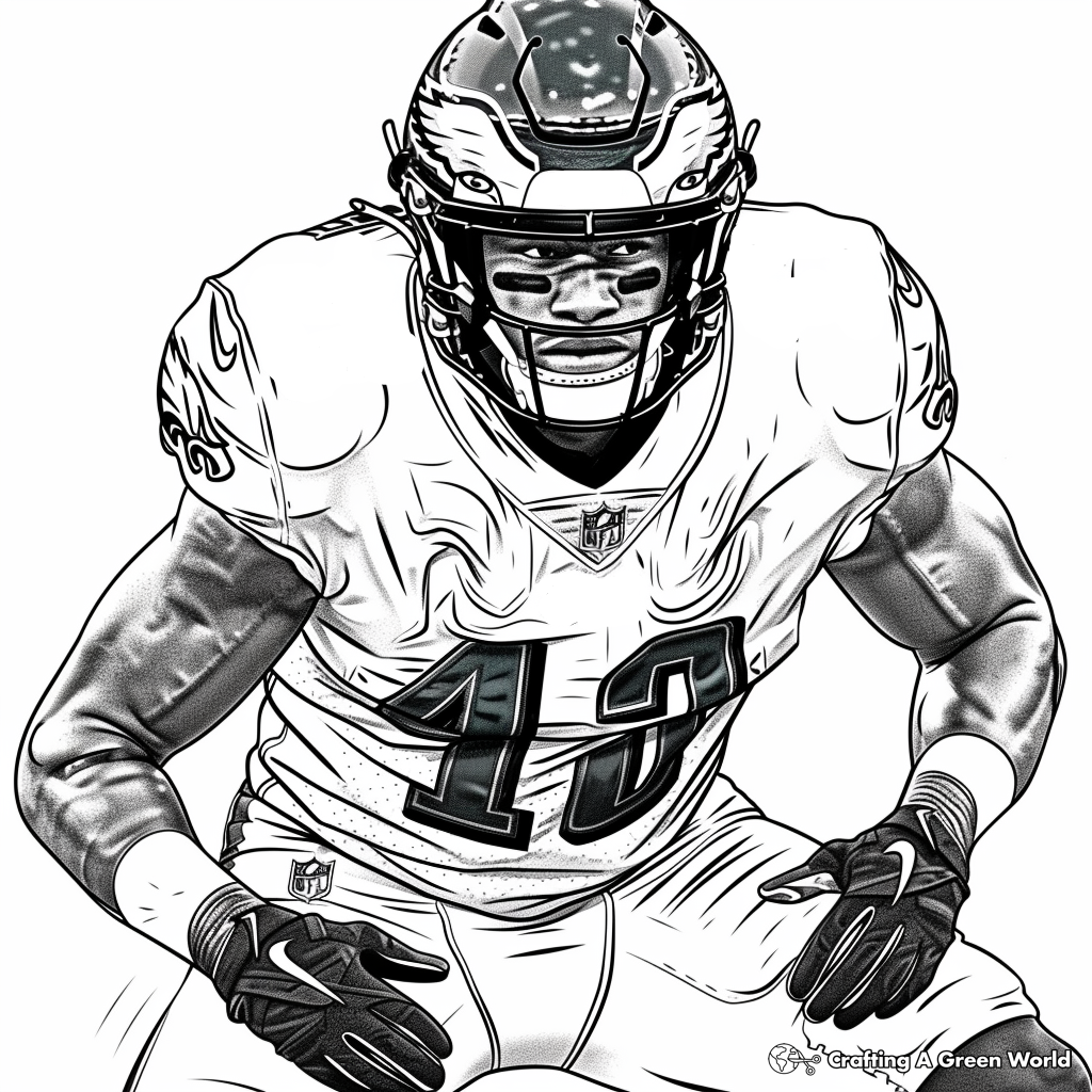 Philadelphia Eagles Coloring Pages Free Printable 