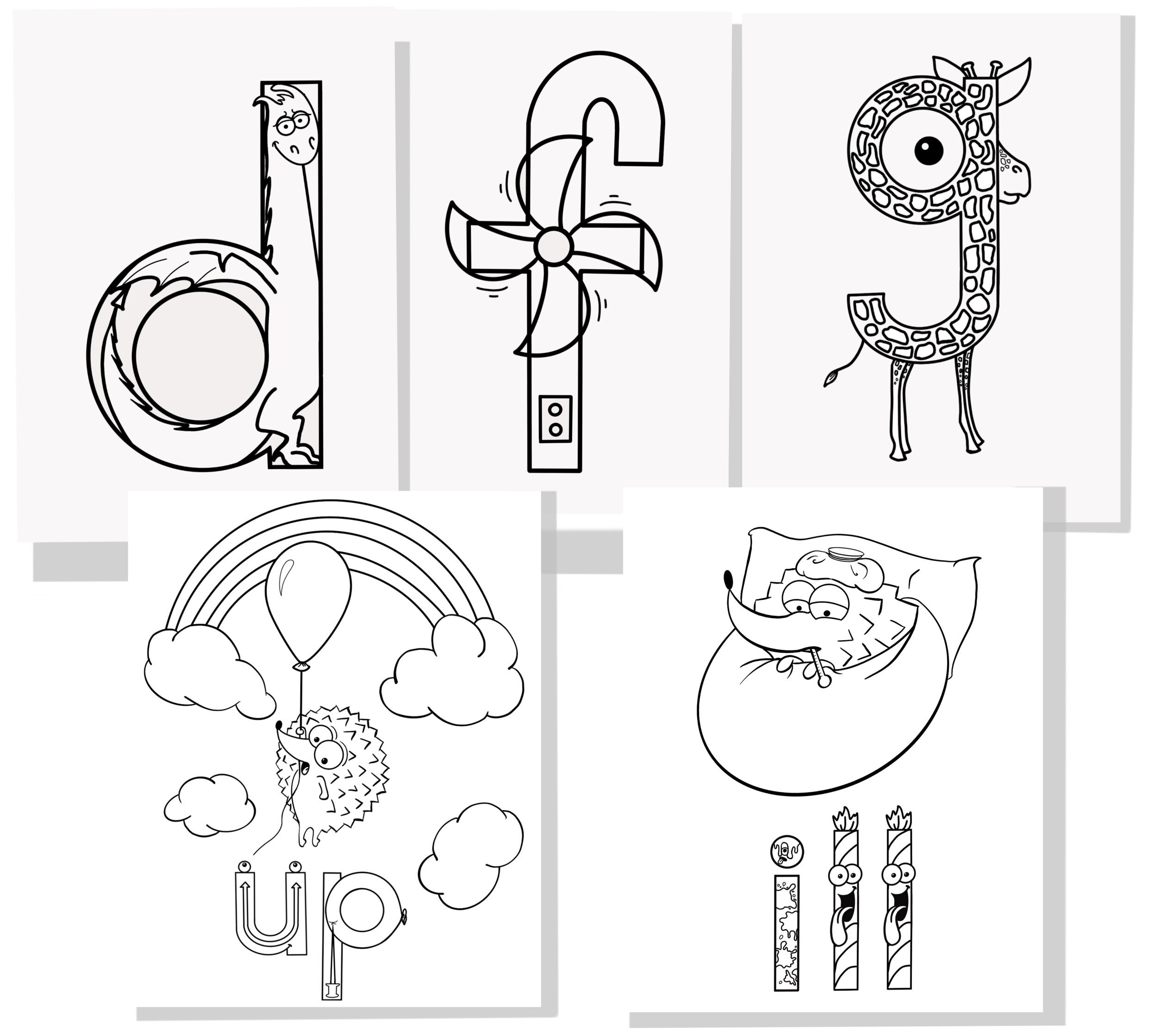 Phonics Coloring Pages Blog Jolie Canoli