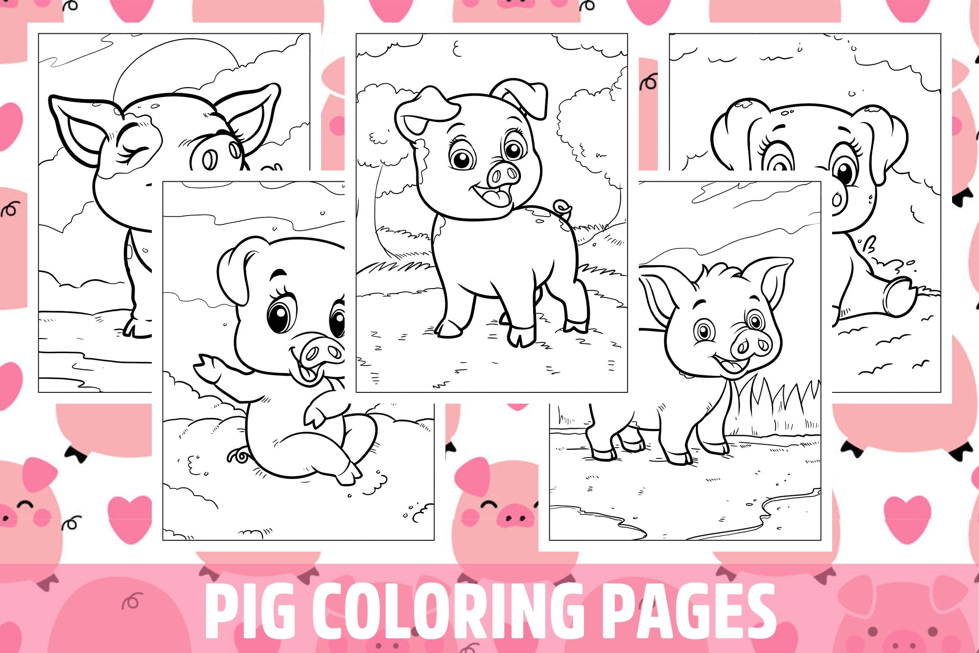 Pig Coloring Pages For Kids Girls Boys Teens Birthday School Activity Made By Teachers