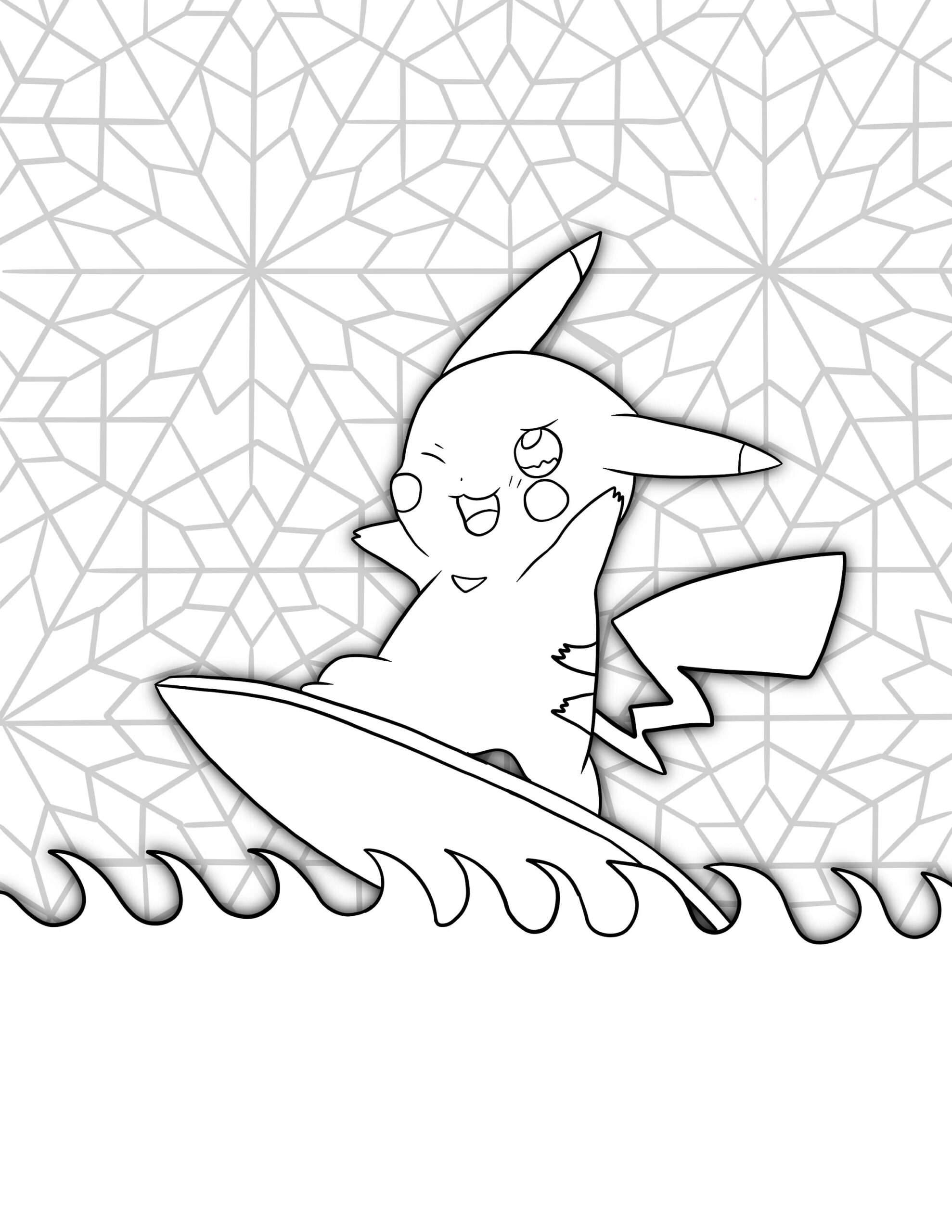 Pokemon Coloring Pages Pikachu