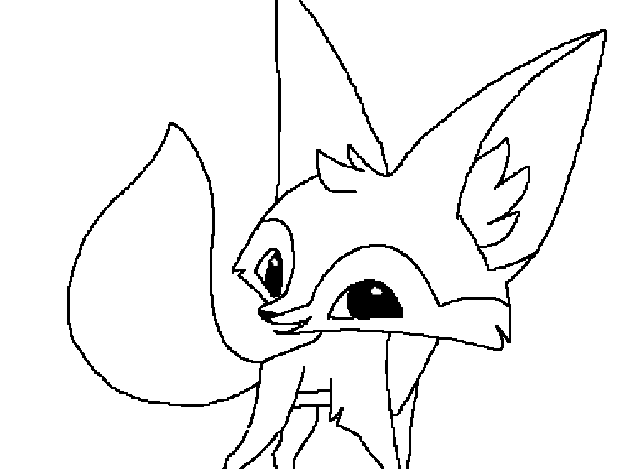 Pixilart Aj Fennec Fox Base Uwu By CUTEkittenGIRL