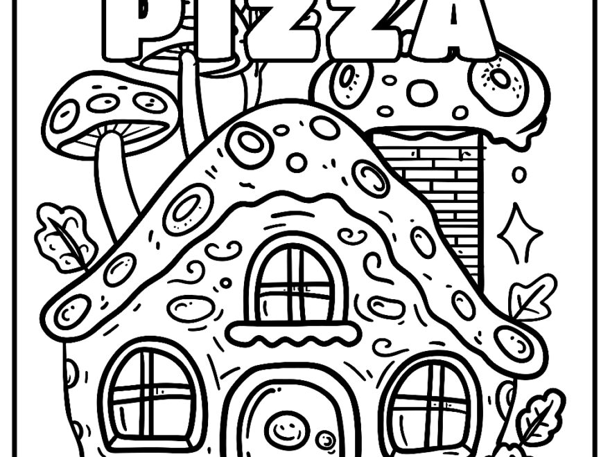 Pizza Coloring Pages Free Coloring Pages
