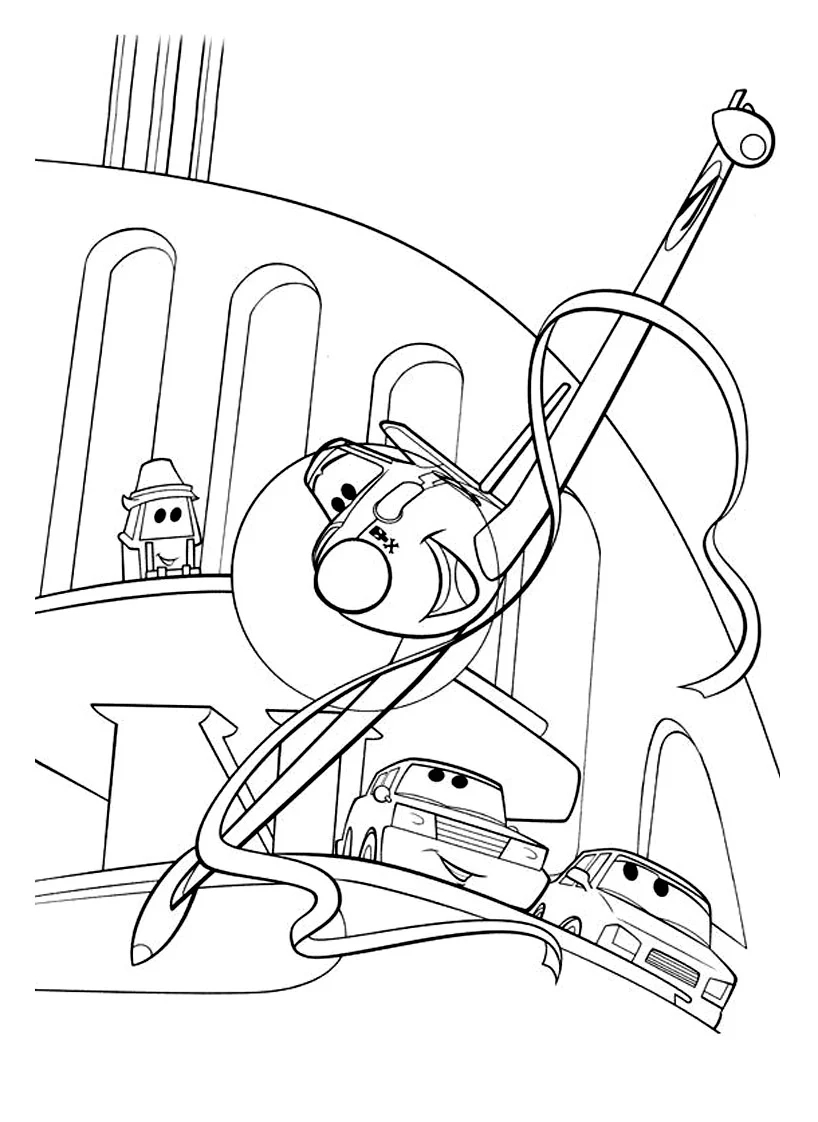 planes coloring page to download for free animation