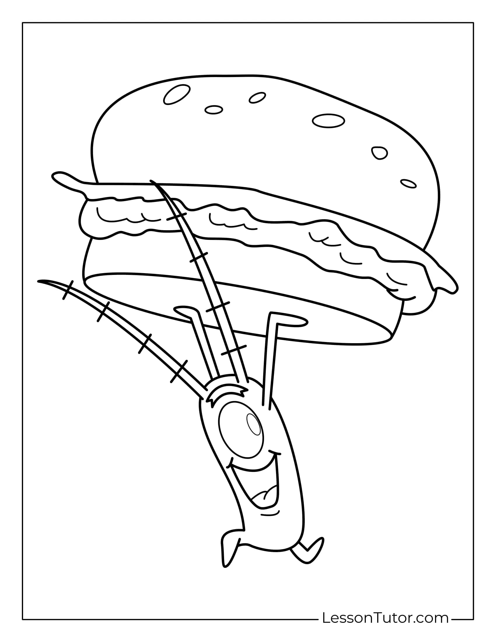 Coloring Pages Plankton Among Us Coloring Pages Plankton Among Us