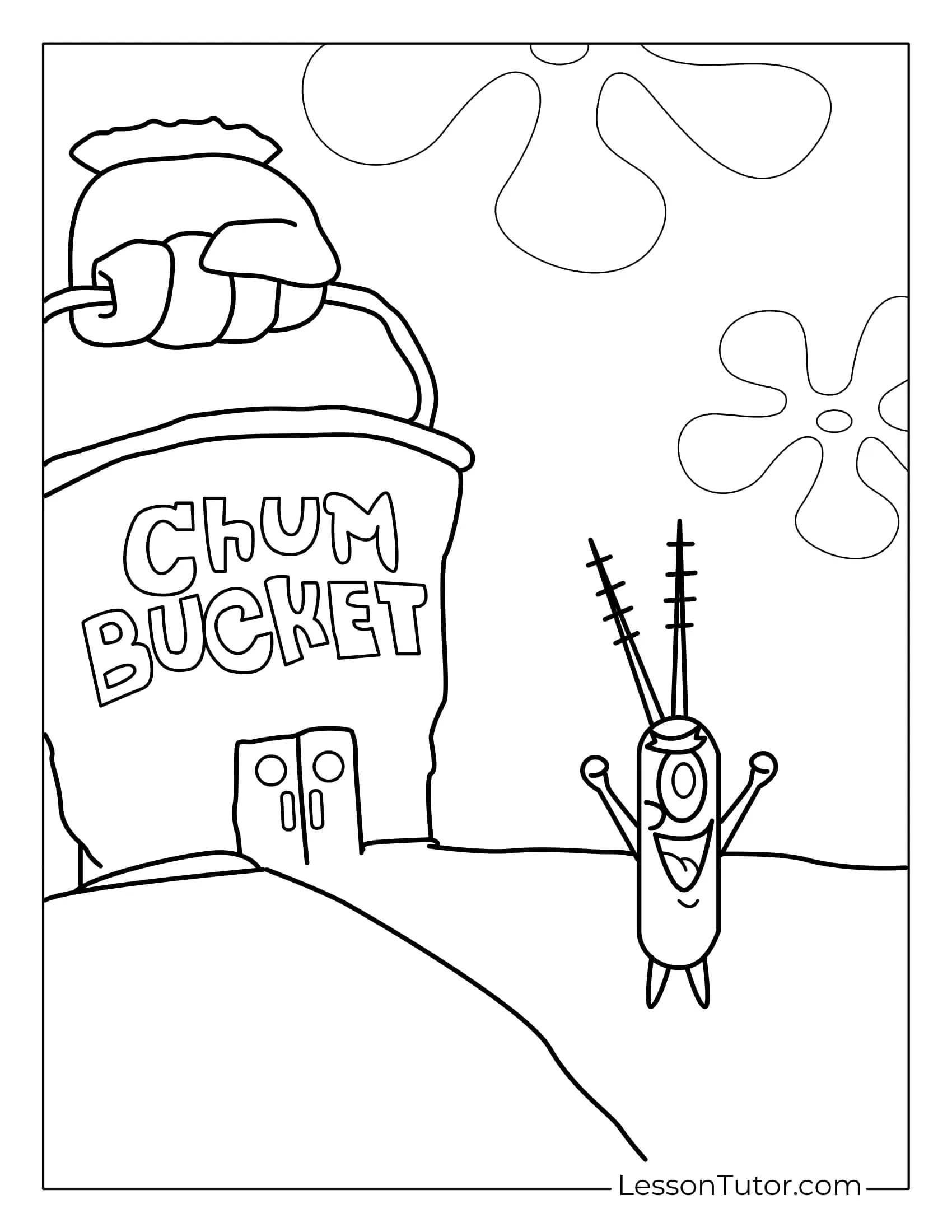 Plankton Coloring Pages Lesson Tutor Plankton Coloring Pages Lesson Tutor