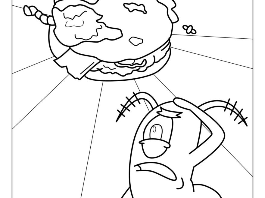 Plankton Coloring Pages Lesson Tutor