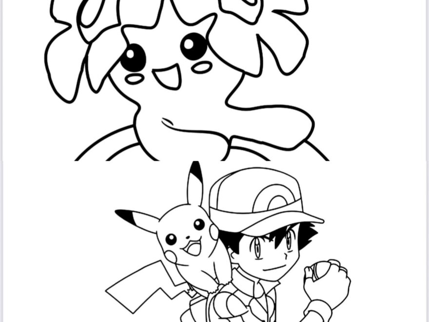 Pokemon Coloring Pages anime Art kids Fun Activities digital Download printable Pages digital Download anime Art boys girls coloring Pages Etsy