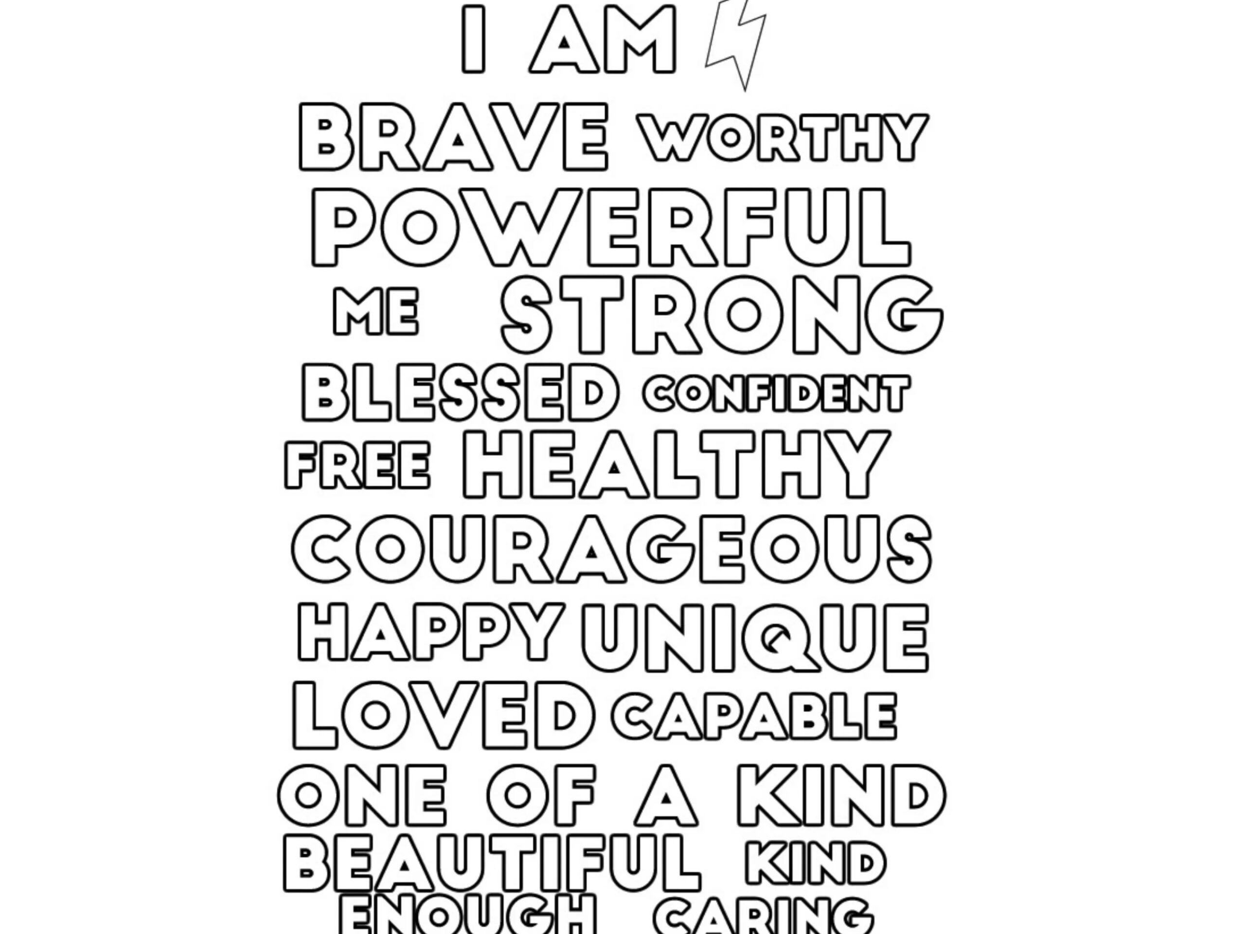 Positive Affirmation Coloring Book All Ages Printable Pages For Stress Relieving For Relaxation Instant Download PDF Etsy Positive Affirmation Coloring Book All Ages Printable Pages For Stress Relieving For Relaxation Instant Download PDF Etsy