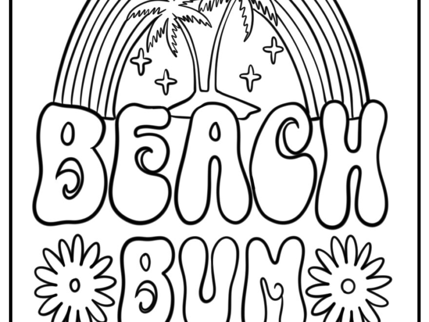 Preppy Coloring Pages 19 Aesthetic Printable Free PDFs