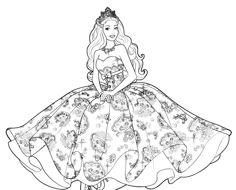 Princess Of Meribella Coloring Pages Hellokids