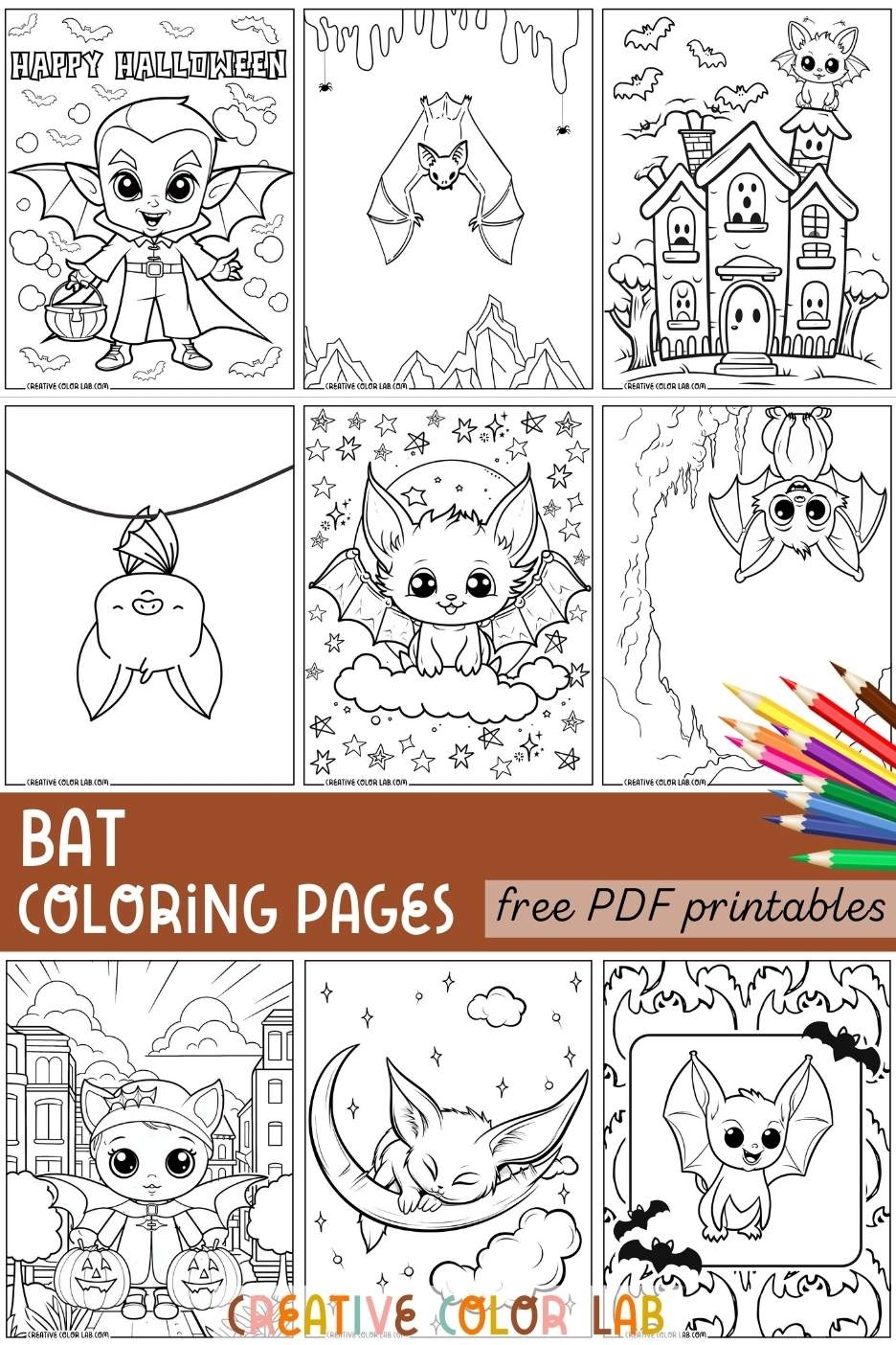 Printable Bat Coloring Pages Printable Bat Coloring Pages