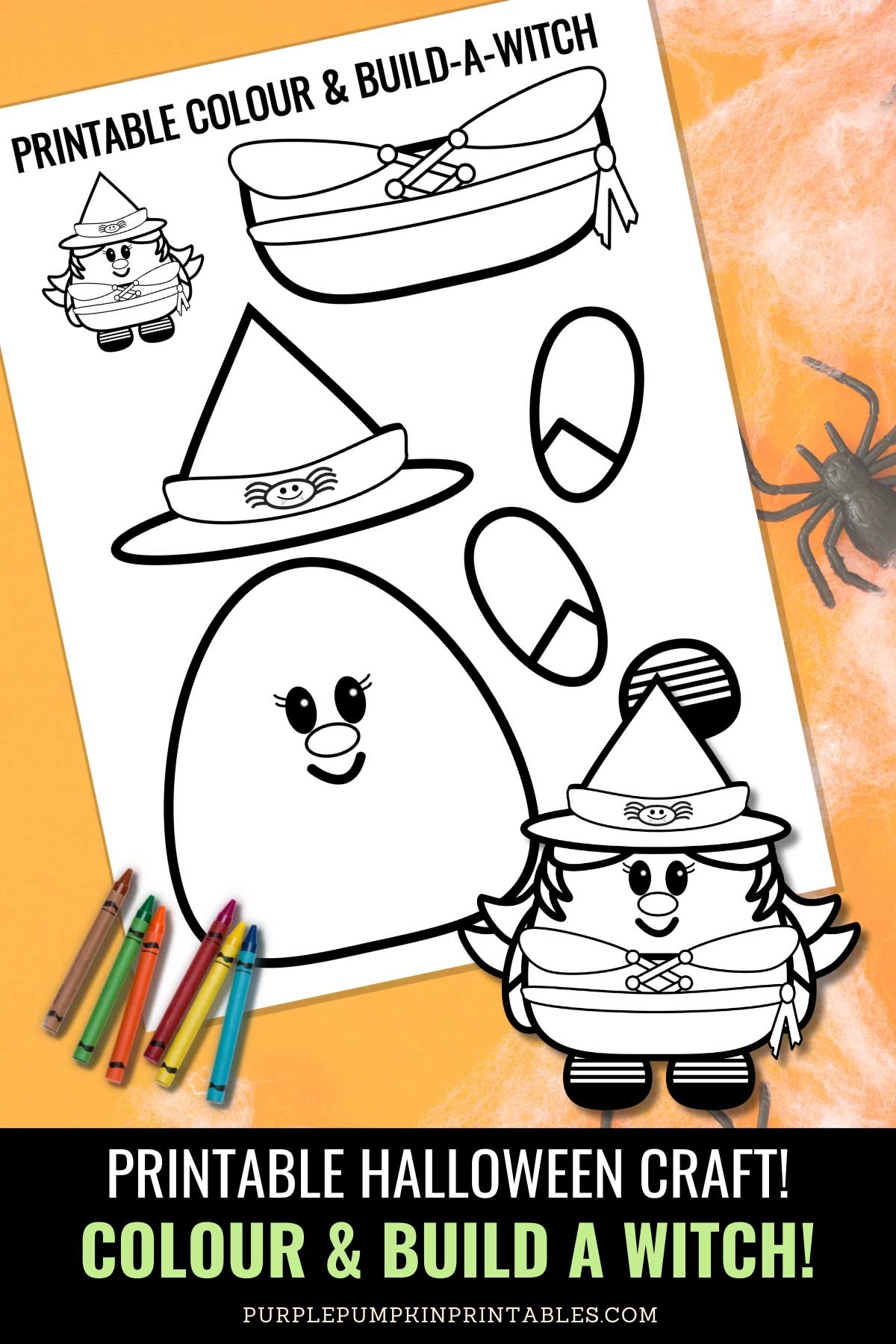 Halloween Craft Coloring Pages