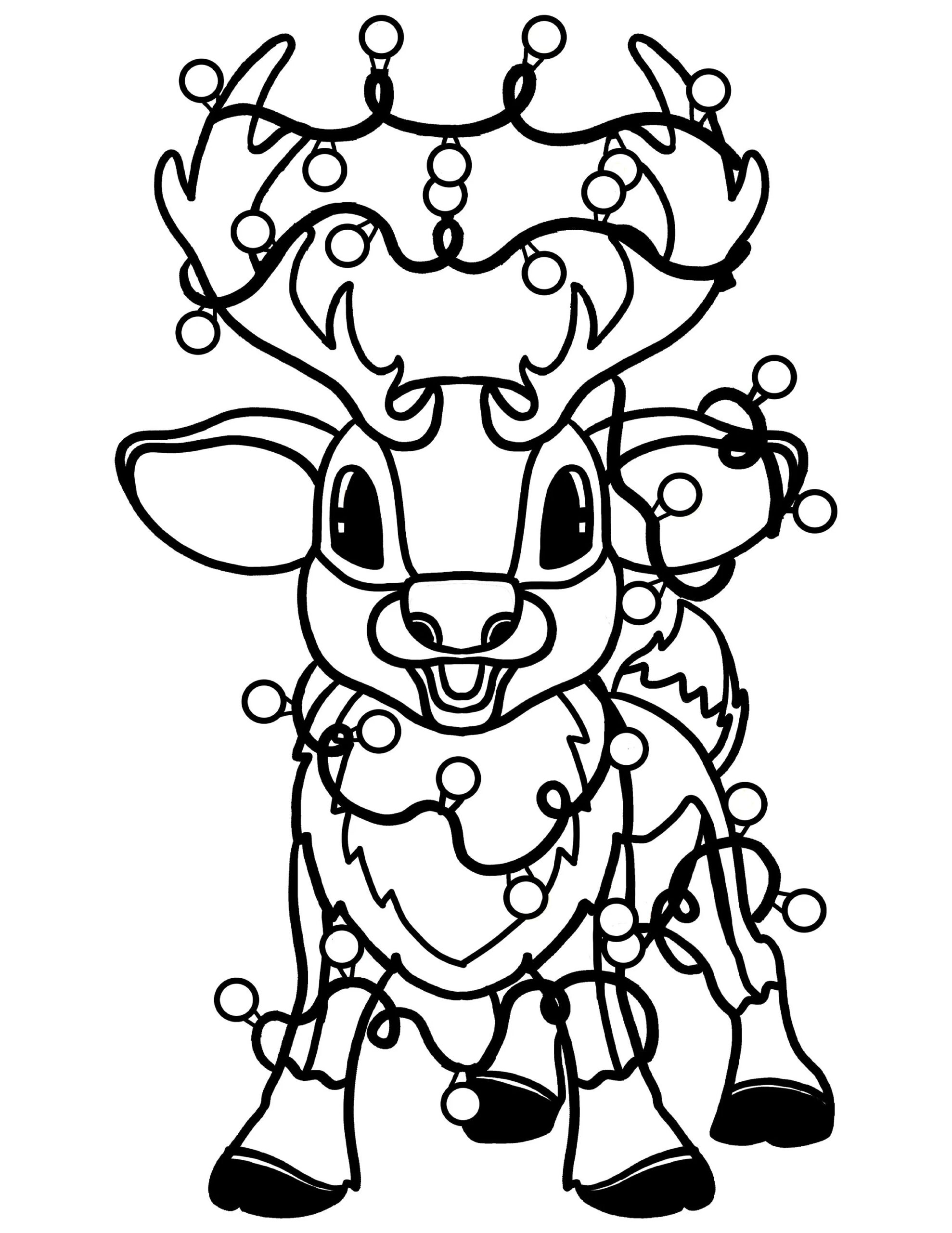Printable Cute Baby Reindeer Christmas Lights Santa Deer Rudolph Digital Download Christmas Coloring Page Etsy Printable Cute Baby Reindeer Christmas Lights Santa Deer Rudolph Digital Download Christmas Coloring Page Etsy