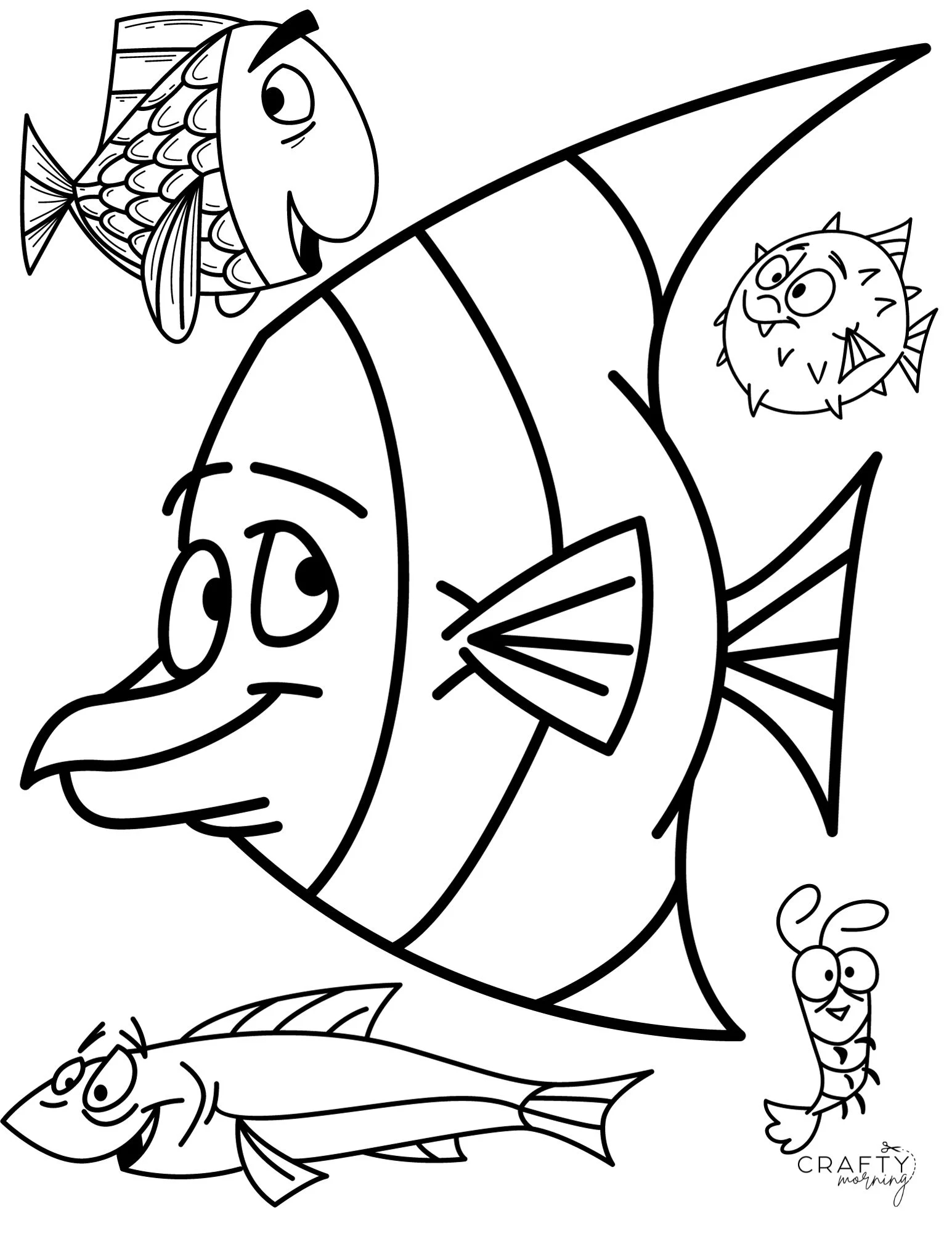 Printable Fish Coloring Pages Crafty Morning Printable Fish Coloring Pages Crafty Morning