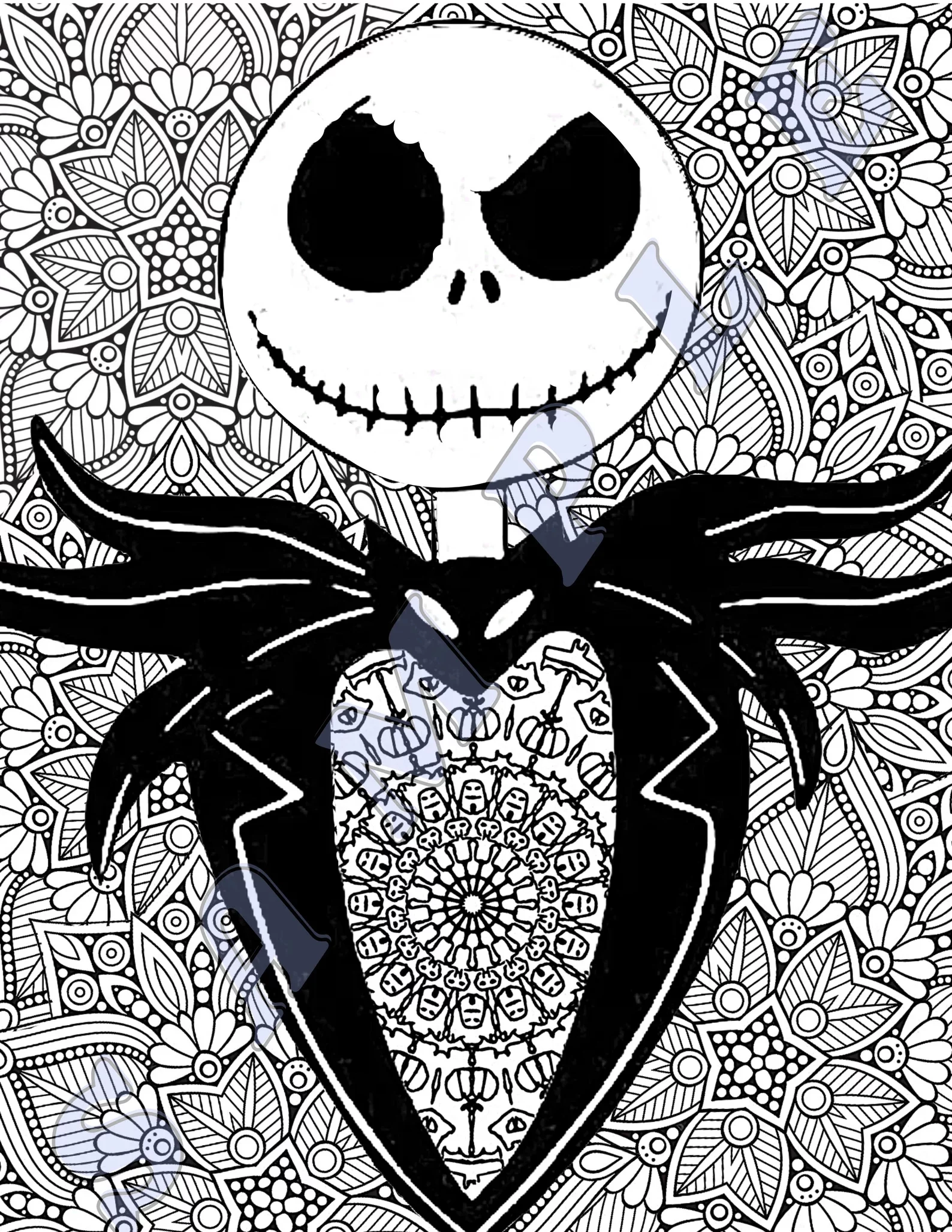 Printable Halloween Coloring Pages For Adults PS Smart Living
