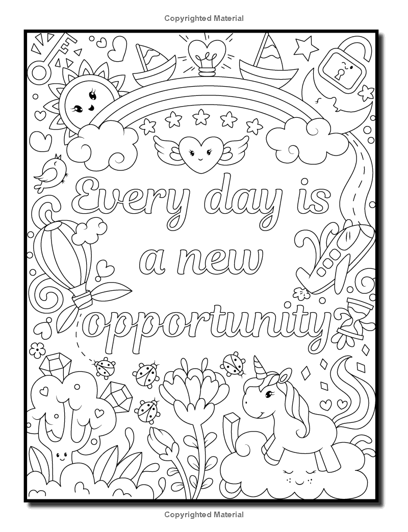 Proud To Be A Girl A Coloring Book For Girls With Fun Inspirational Quotes To Motivate Encourage And Build Confidence In Young Women