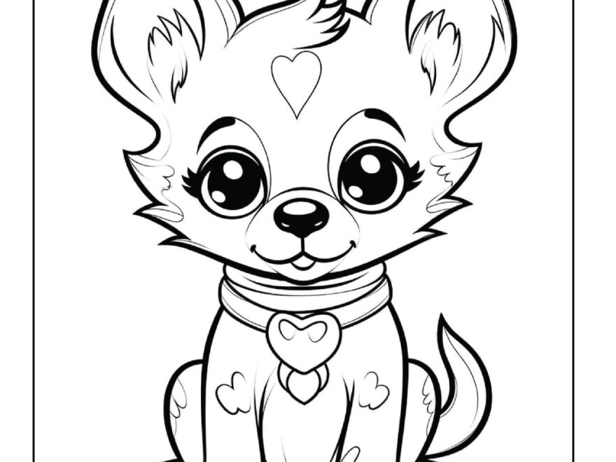 Puppy Coloring Pages World Of Printables