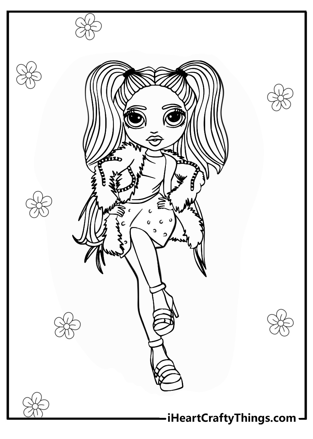 Rainbow High Coloring Pages 26 Free Printables For Kids Rainbow High Coloring Pages 26 Free Printables For Kids