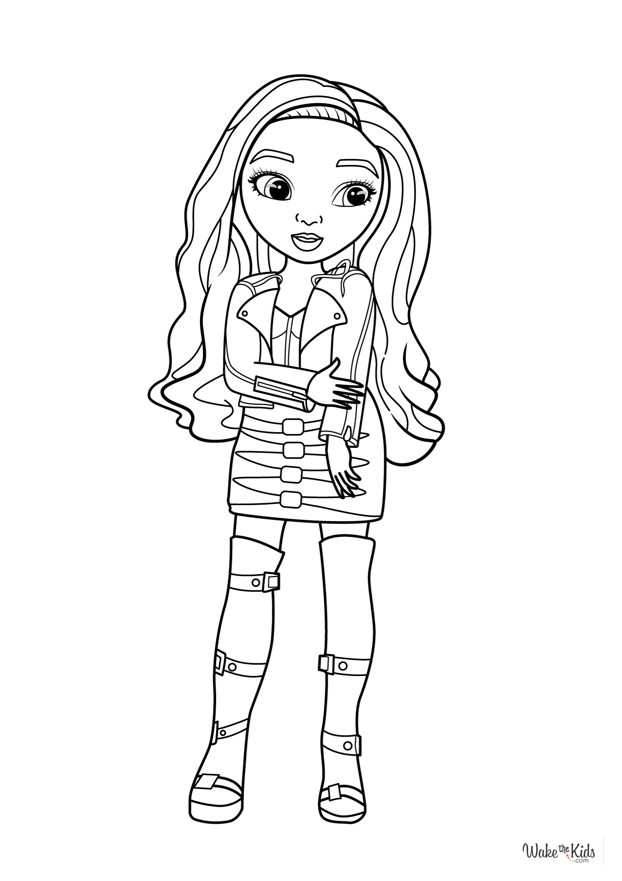 Rainbow High Coloring Pages Skyler Rainbow High Coloring Pages Skyler