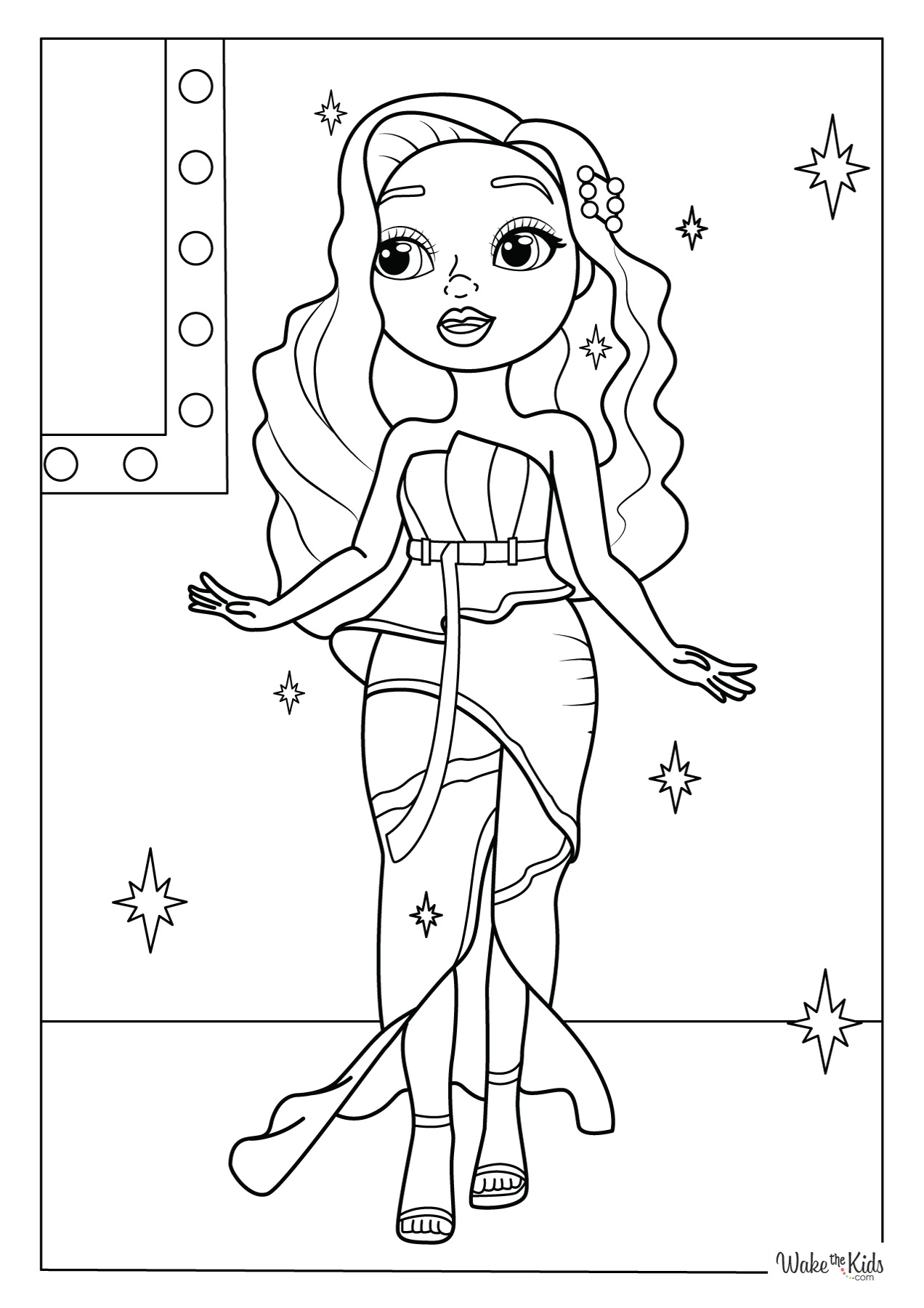 Rainbow High Coloring Pages Free Printable PDFs WakeTheKids Rainbow High Coloring Pages Free Printable PDFs WakeTheKids