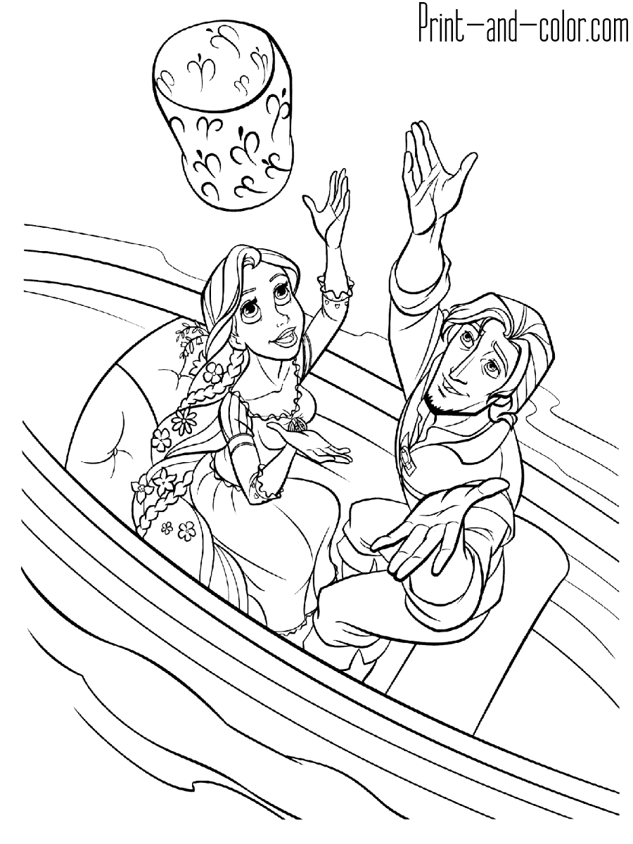 Rapunzel Coloring Pages Print And Color Rapunzel Coloring Pages Print And Color