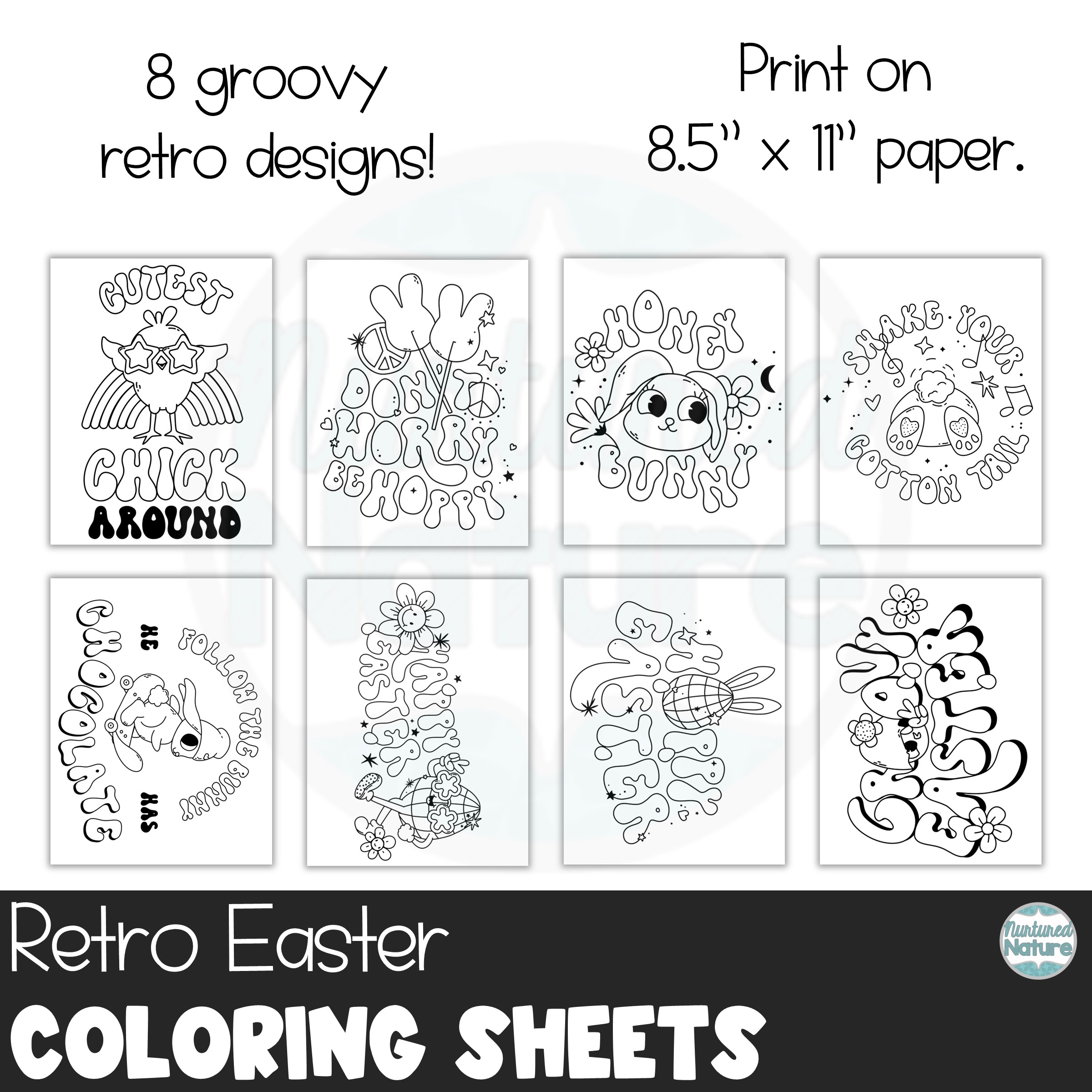 Retro Easter Coloring Pages April Early Finisher Activities Made By Teachers Retro Easter Coloring Pages April Early Finisher Activities Made By Teachers