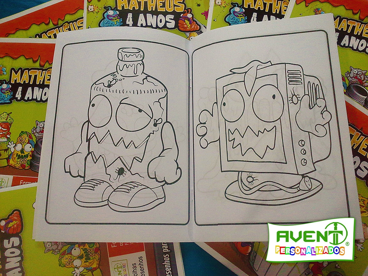 Revista Para Colorir Trash Pack Elo7 Produtos Especiais Revista Para Colorir Trash Pack Elo7 Produtos Especiais