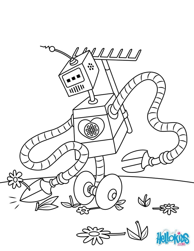 Robot Trains Coloring Pages Robot Trains Coloring Pages