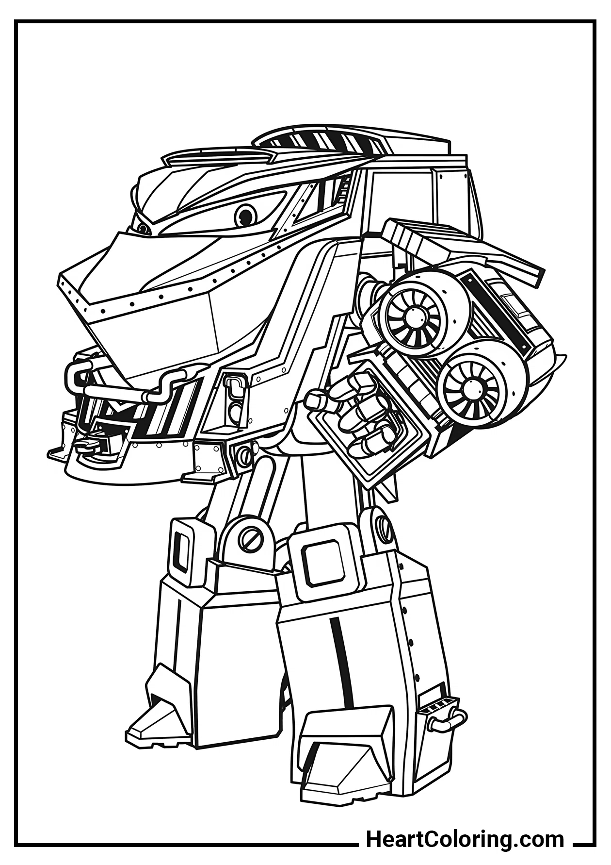robot trains coloring pages free printable fun for kids robot trains coloring pages free printable fun for kids