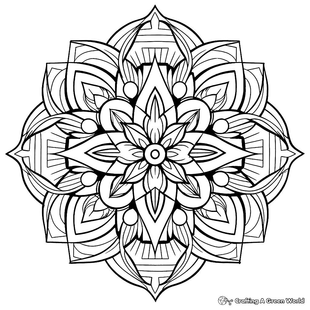Sacred Geometry Coloring Pages Free Printable Sacred Geometry Coloring Pages Free Printable