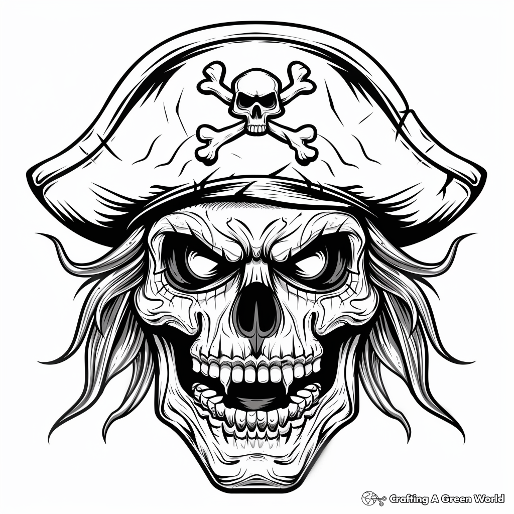 Scary Skull Coloring Pages Free Printable Scary Skull Coloring Pages Free Printable