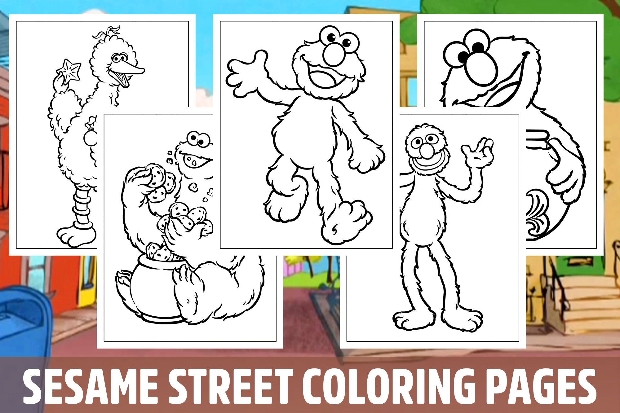 Sesame Street Coloring Pages For Kids Girls Boys Teens Activity School Made By Teachers