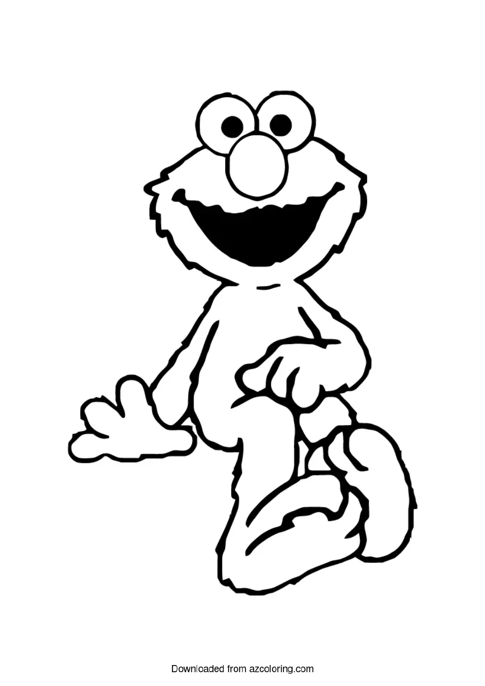 Sesame Street Elmo Coloring Sheet Download Printable PDF Templateroller