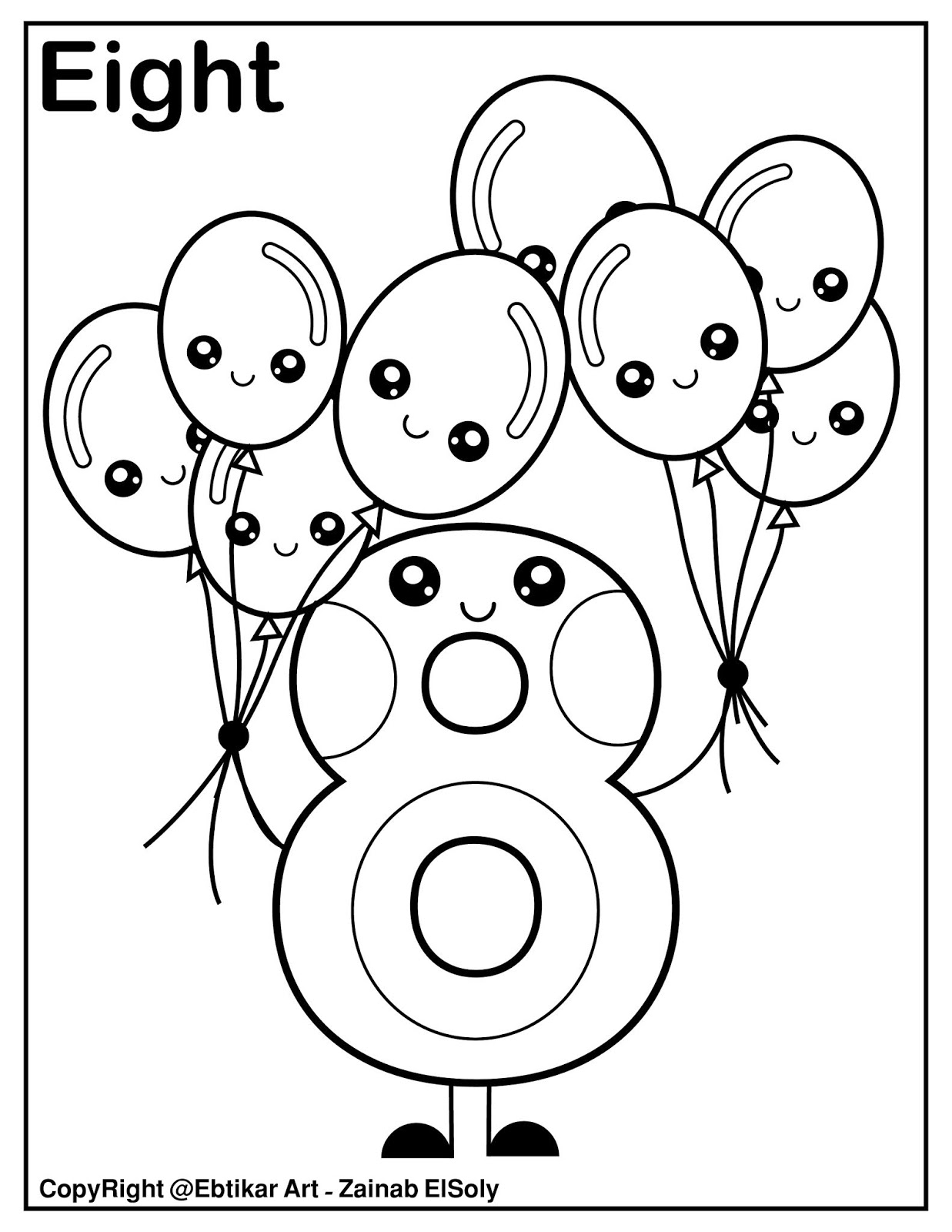 Set Of 123 Kawaii Coloring Pages Set Of 123 Kawaii Coloring Pages