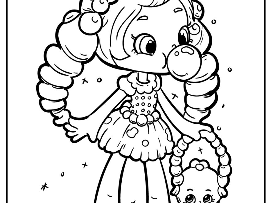 Shopkins Coloring Pages 45 Free Printables
