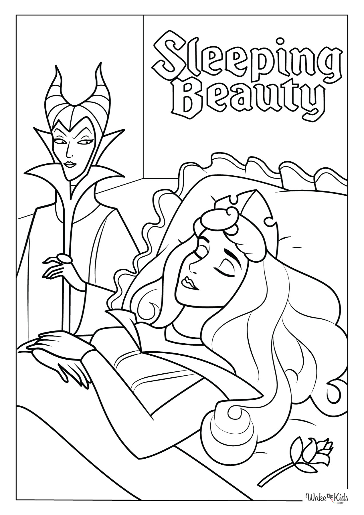 Sleeping Beauty Coloring Pages Free Printable PDFs WakeTheKids Sleeping Beauty Coloring Pages Free Printable PDFs WakeTheKids