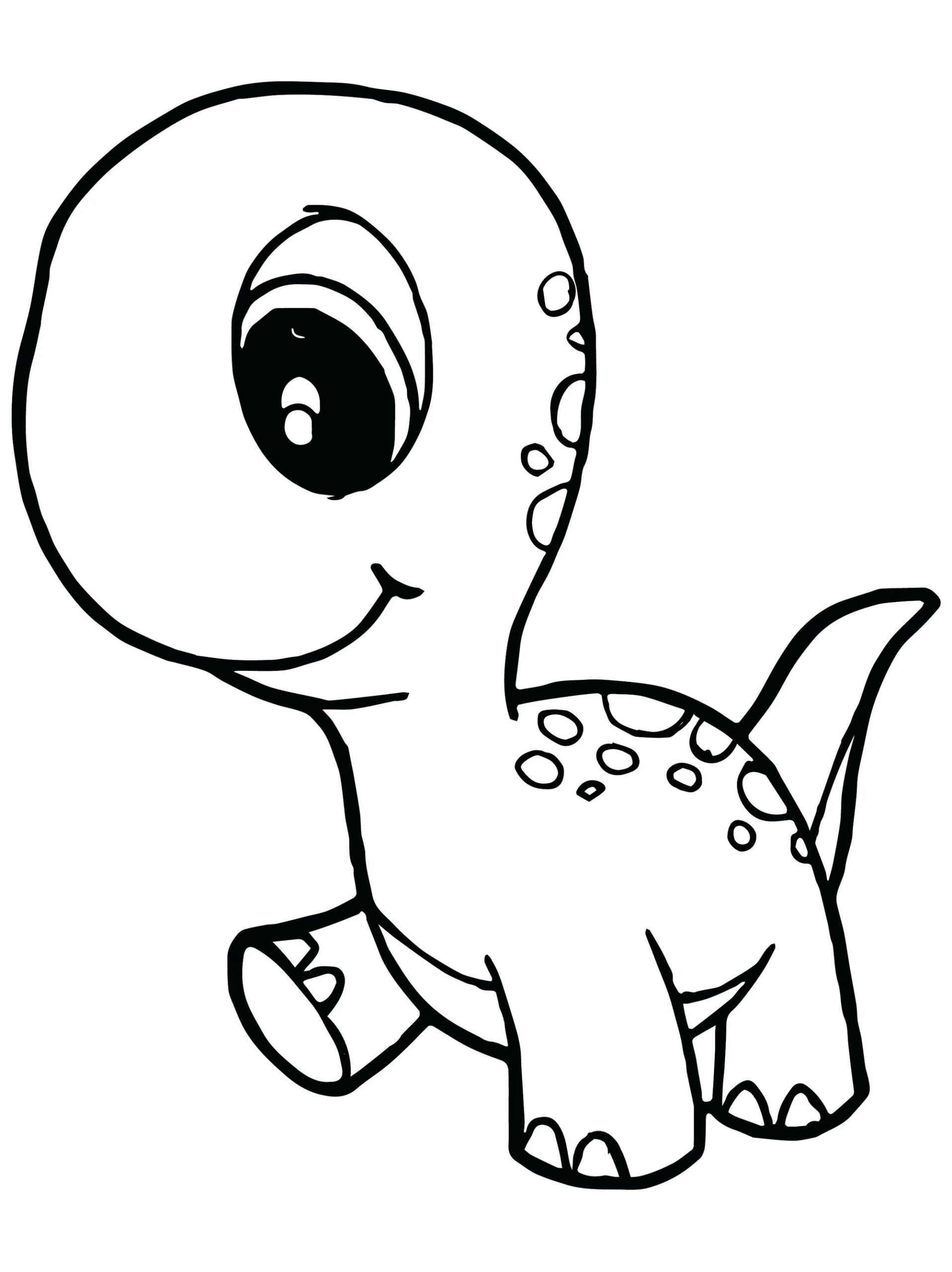 Small Dinosaur Dinosaur Coloring Pages