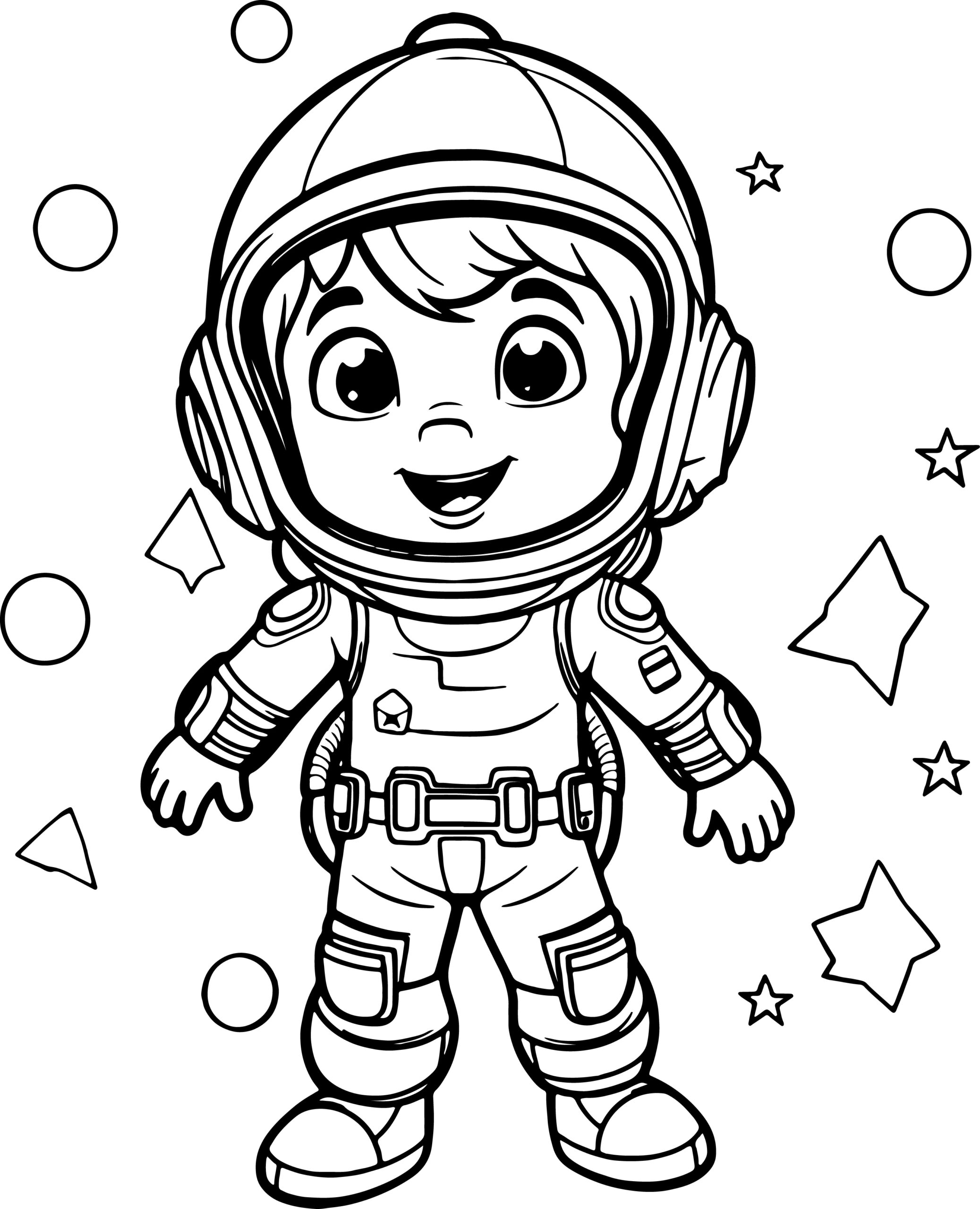 Cool Space Coloring Pages
