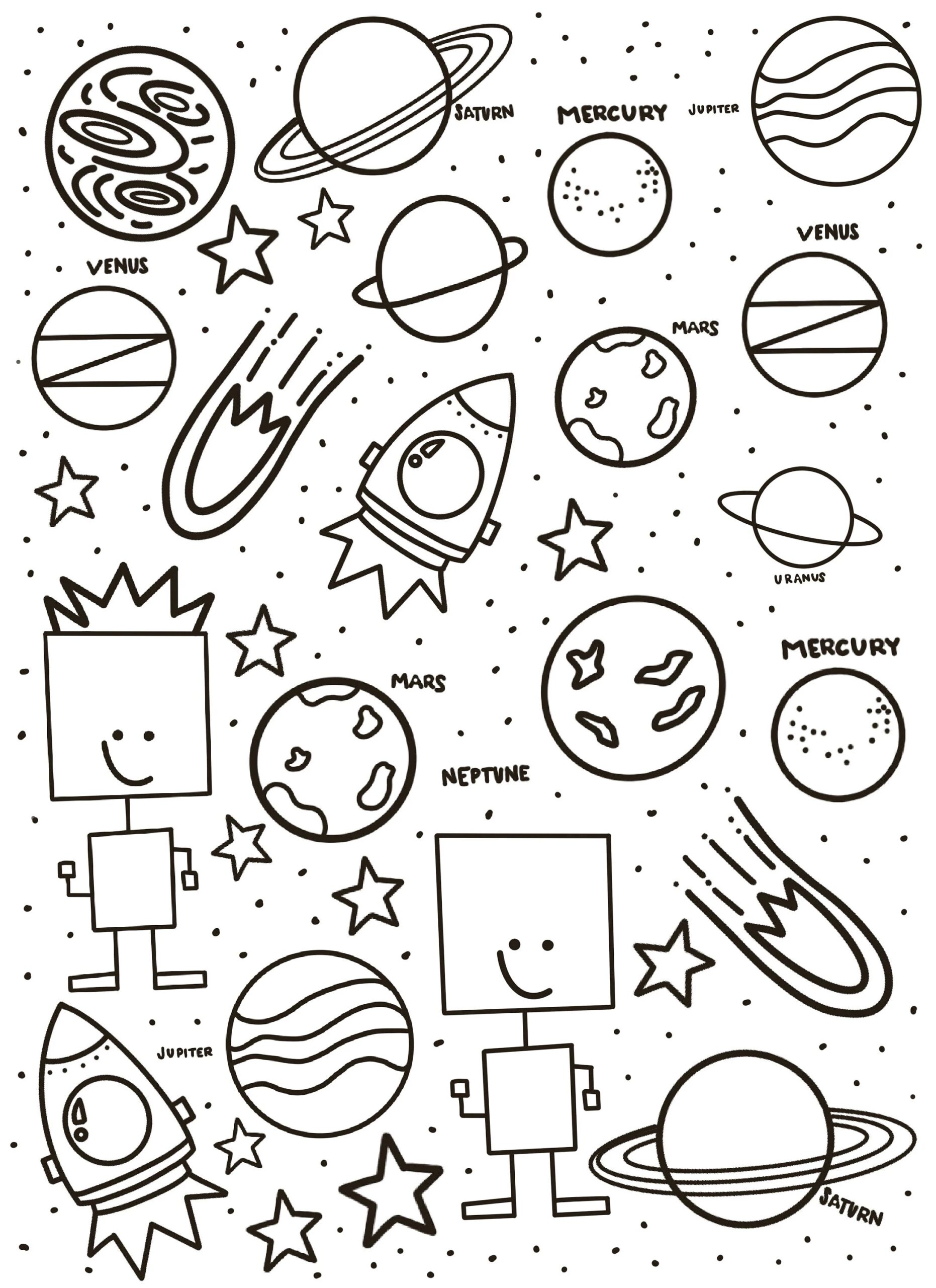 Space Coloring Page For Kids planet Coloring Page outer Space Coloring Pages kids Space Crafts kids Activity crafts For Kids coloring Sheets Etsy