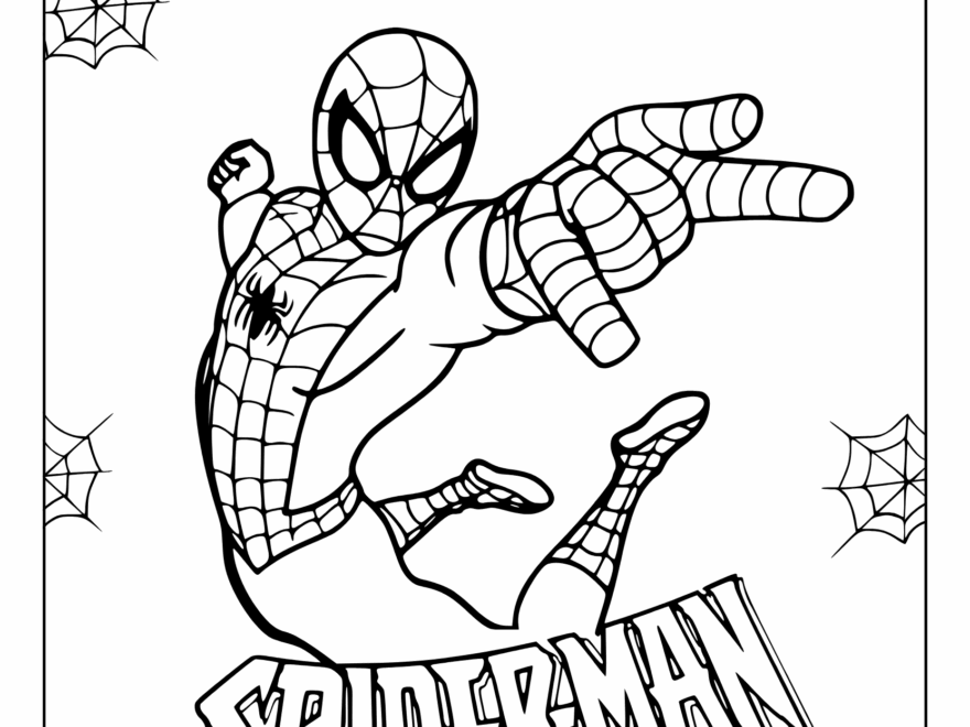Spider Man Coloring Pages 30 Free Printable PDF