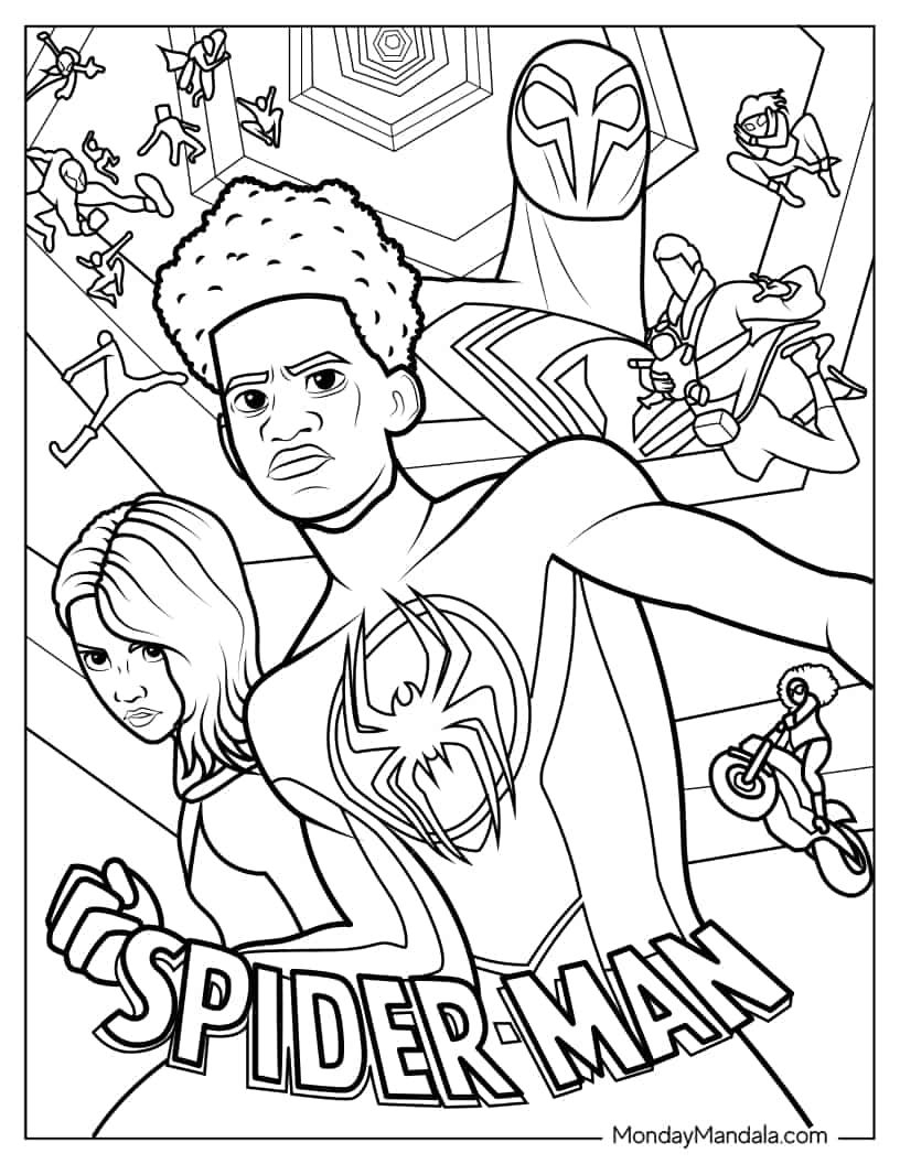 Spider Man Coloring Pages Print And Color