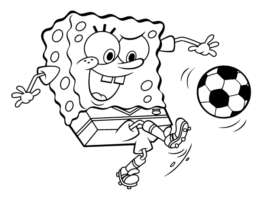 SpongeBob SpongeBob Plays Football