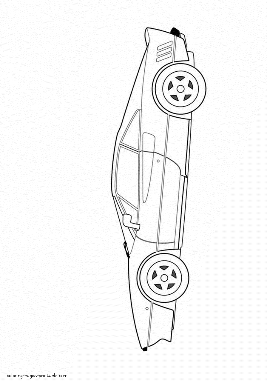 Sport Cars Coloring Pages Ferrari 288 GTO COLORING PAGES PRINTABLE COM