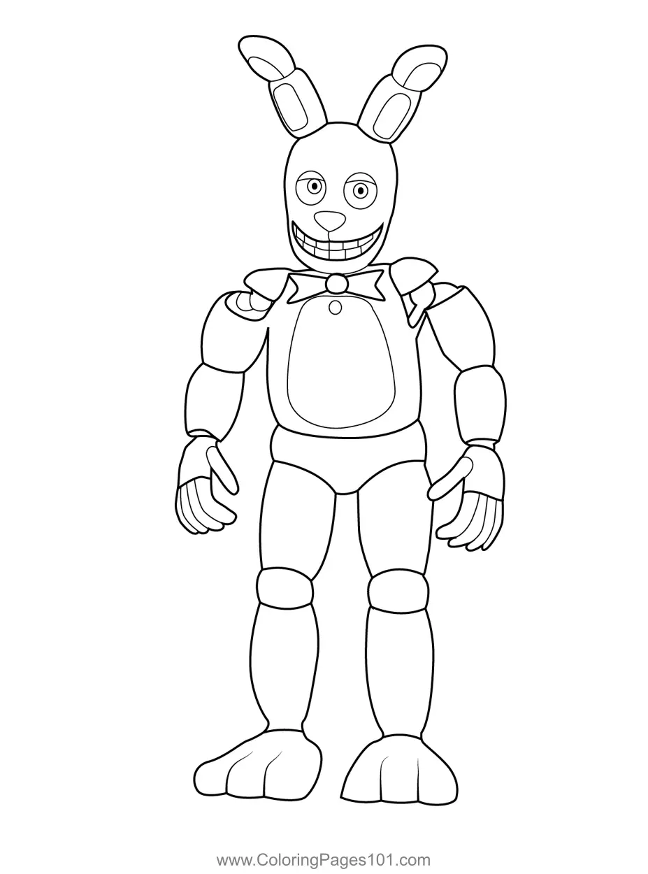Spring Bonnie FNAF Coloring Page For Kids Free Five Nights At Freddy s Printable Coloring Pages Online For Kids ColoringPages101 Coloring Pages For Kids Spring Bonnie FNAF Coloring Page For Kids Free Five Nights At Freddy s Printable Coloring Pages Online For Kids ColoringPages101 Coloring Pages For Kids