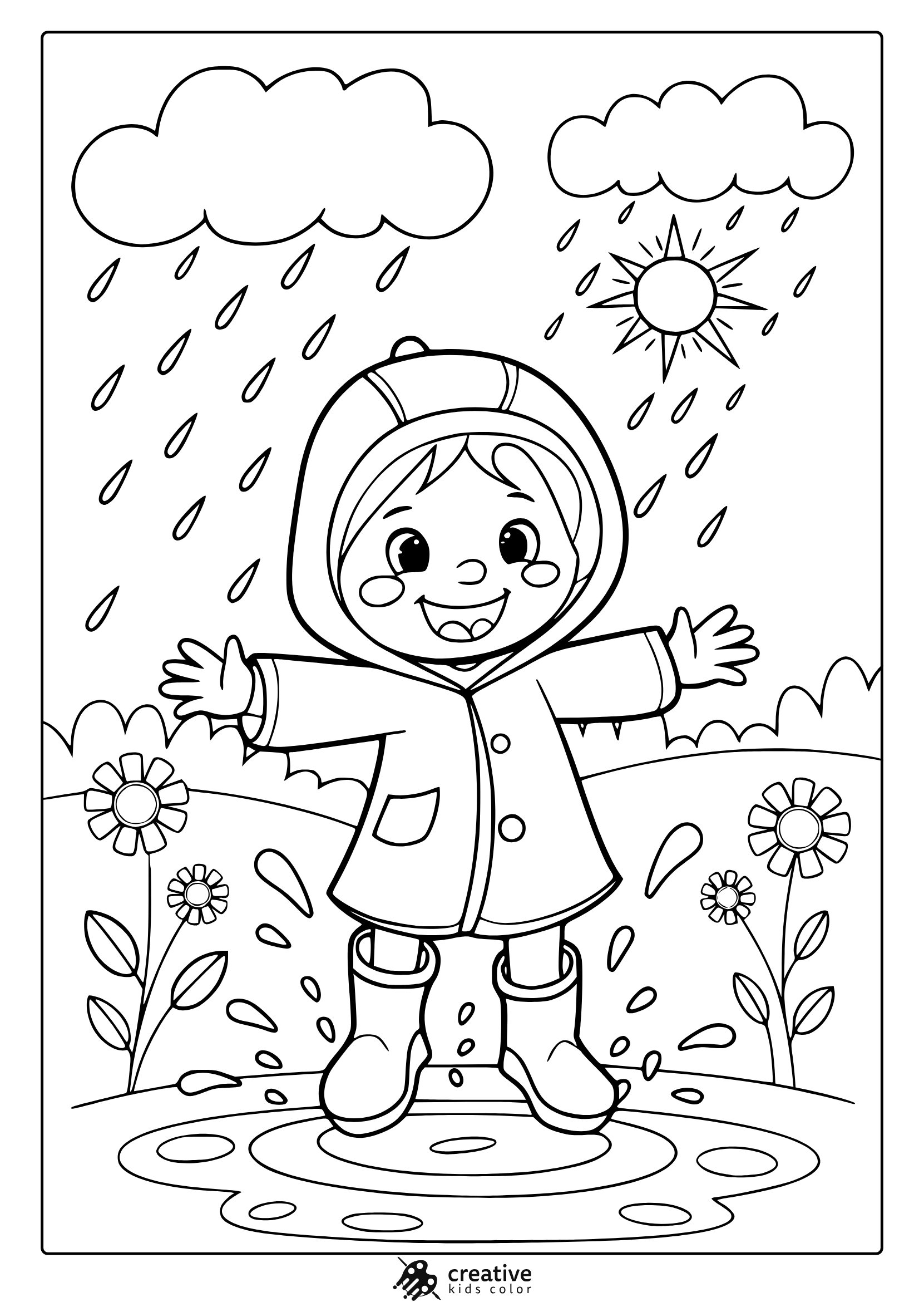 Spring Coloring Pages Free Printable PDF Spring Coloring Pages Free Printable PDF
