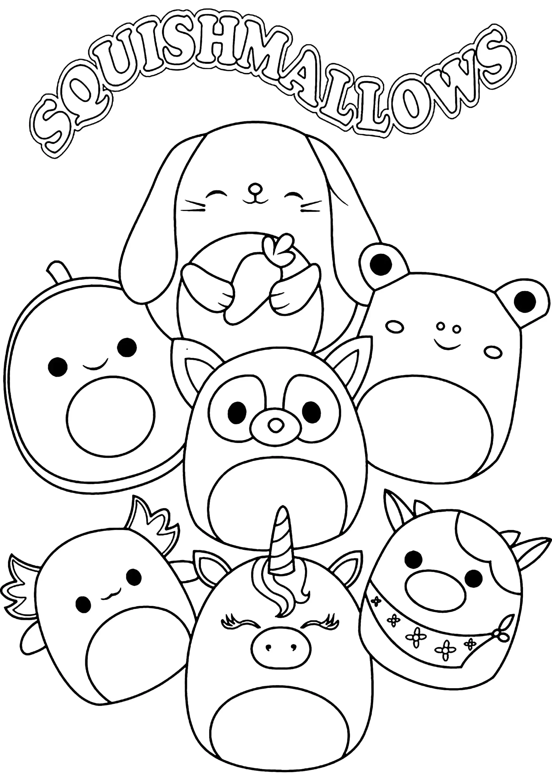 Squishmallows Adorable Stuffed Animals Squishmallow Coloring Pages Squishmallows Adorable Stuffed Animals Squishmallow Coloring Pages
